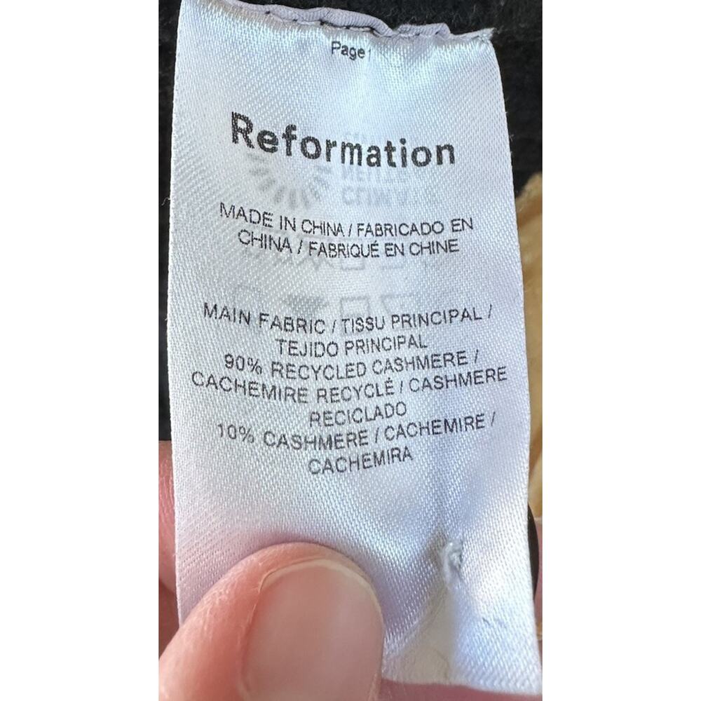 Reformation Frida Button Front Crop Cardigan Swea… - image 5